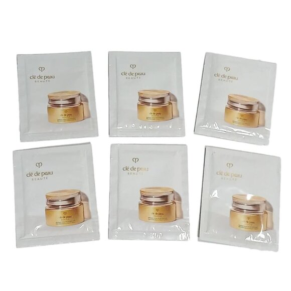 6 Pack - Cle De Peau Beaute Precious Gold Vitality Mask 5 ml each Pkt Sample NEW - Picture 1 of 4